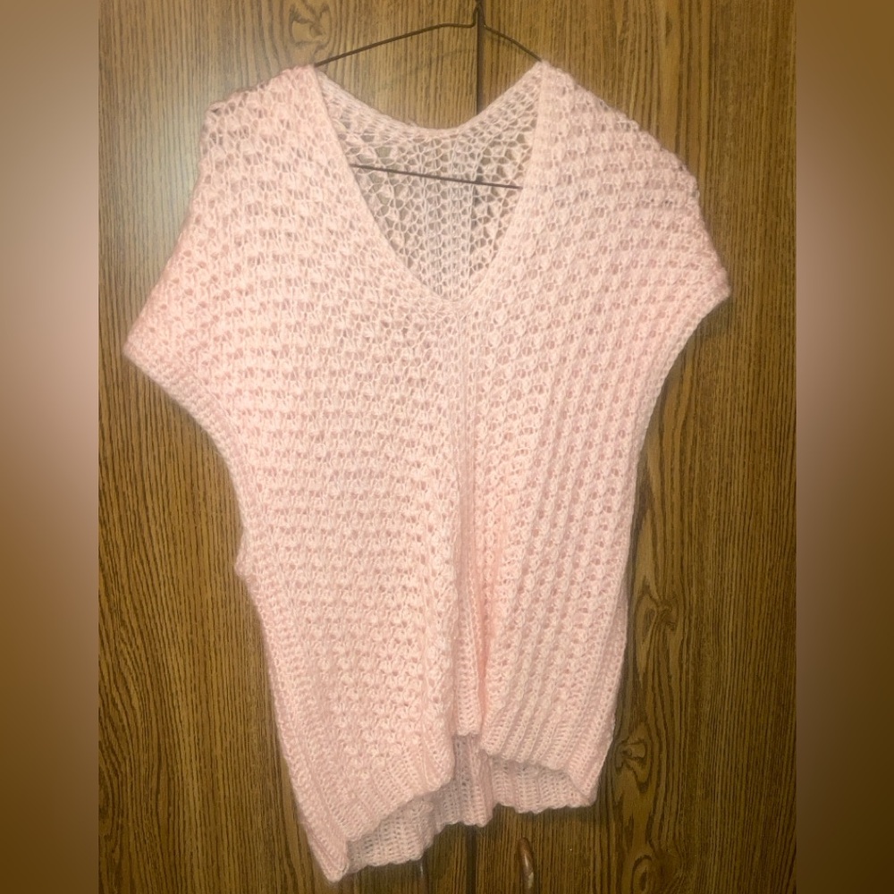 Pink Knit Women's Sweater